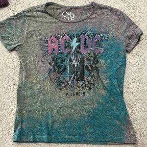 Tie-dye Chaser t-shirt AC/DC band